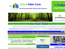 Tablet Screenshot of clinicapodologiaoviedo.com